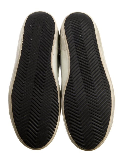 Golden Goose Leather Colorblock Pattern Sneakers