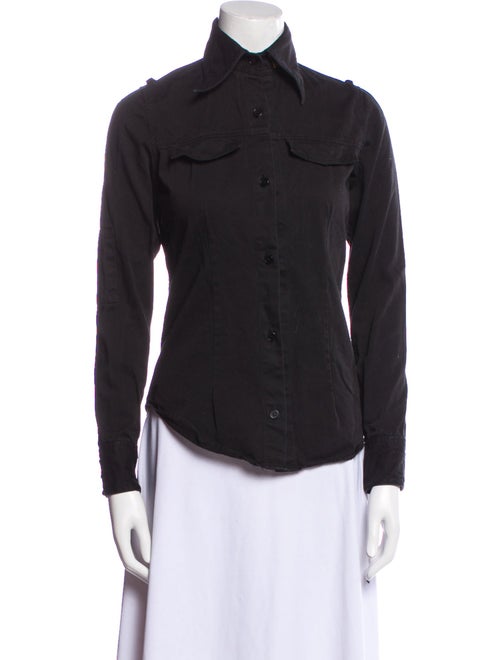 Golden Goose Long Sleeve Button-Up Top