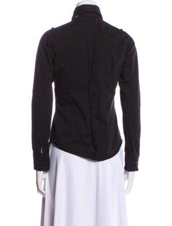 Golden Goose Long Sleeve Button-Up Top