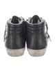 Golden Goose Leather Colorblock Pattern Sneakers