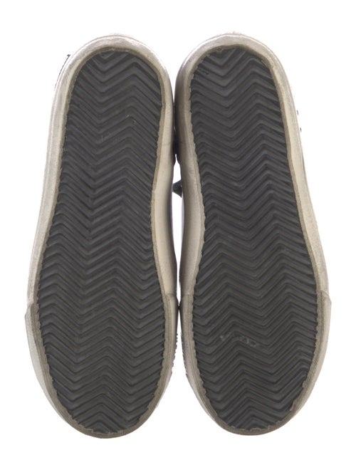 Golden Goose Leather Colorblock Pattern Sneakers