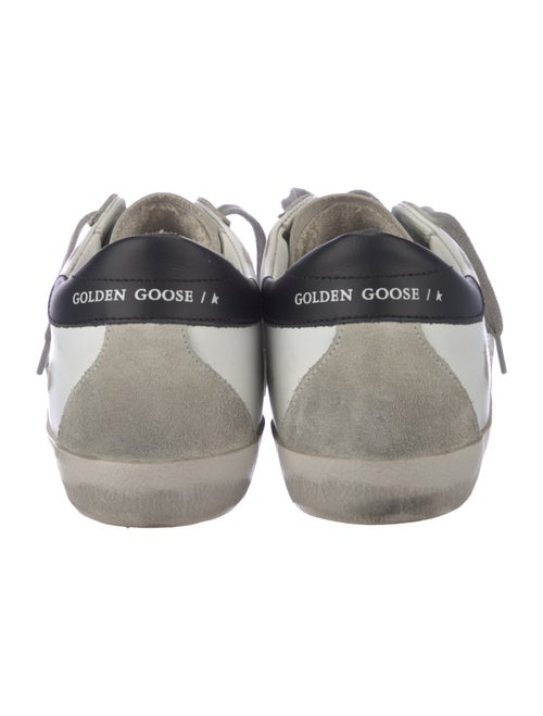 Golden Goose Leather Graphic Print Sneakers