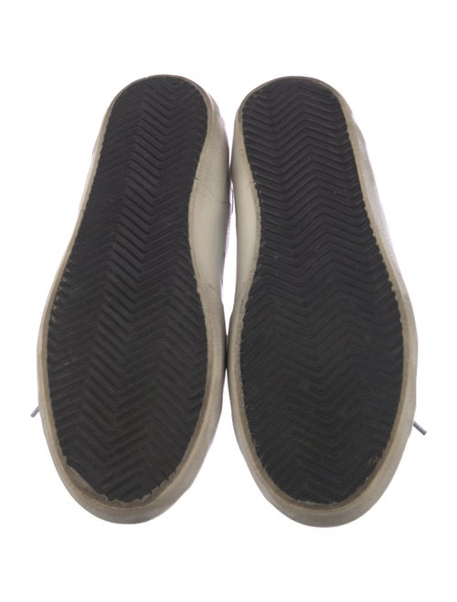 Golden Goose Leather Graphic Print Sneakers