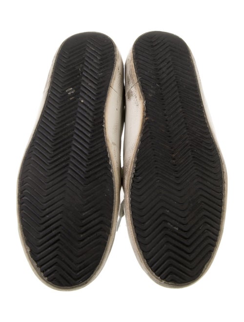 Golden Goose Leather Printed Sneakers