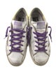 Golden Goose Leather Colorblock Pattern Sneakers