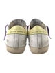 Golden Goose Leather Colorblock Pattern Sneakers
