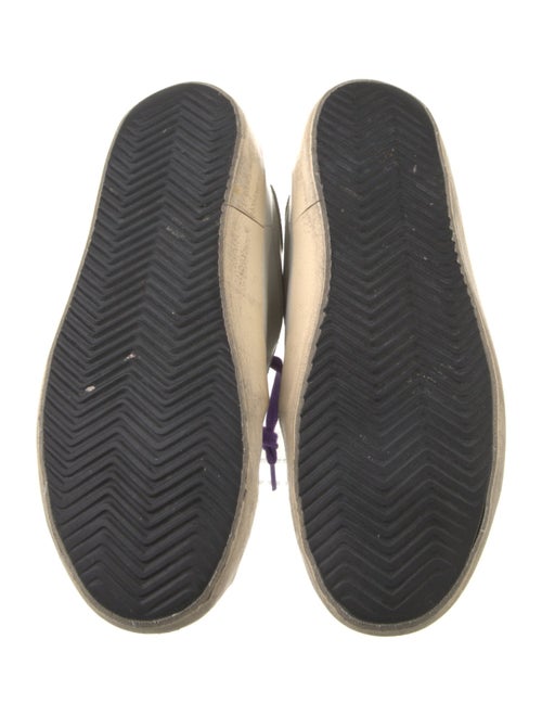 Golden Goose Leather Colorblock Pattern Sneakers