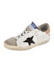Golden Goose Leather Printed Sneakers
