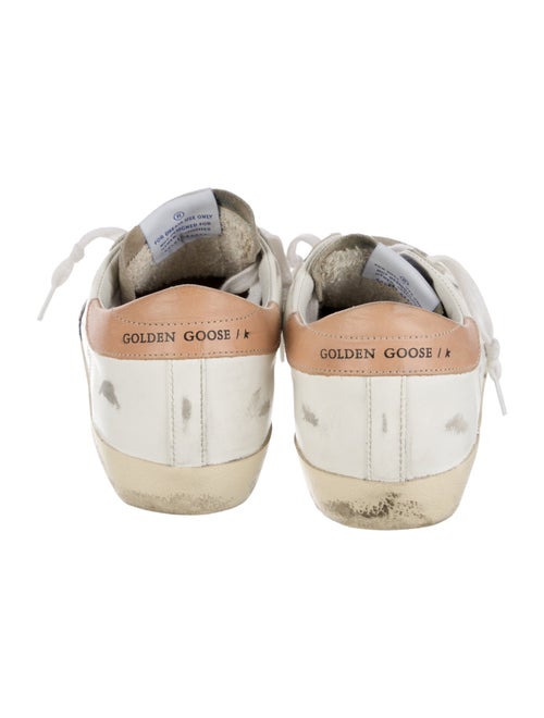 Golden Goose Leather Printed Sneakers