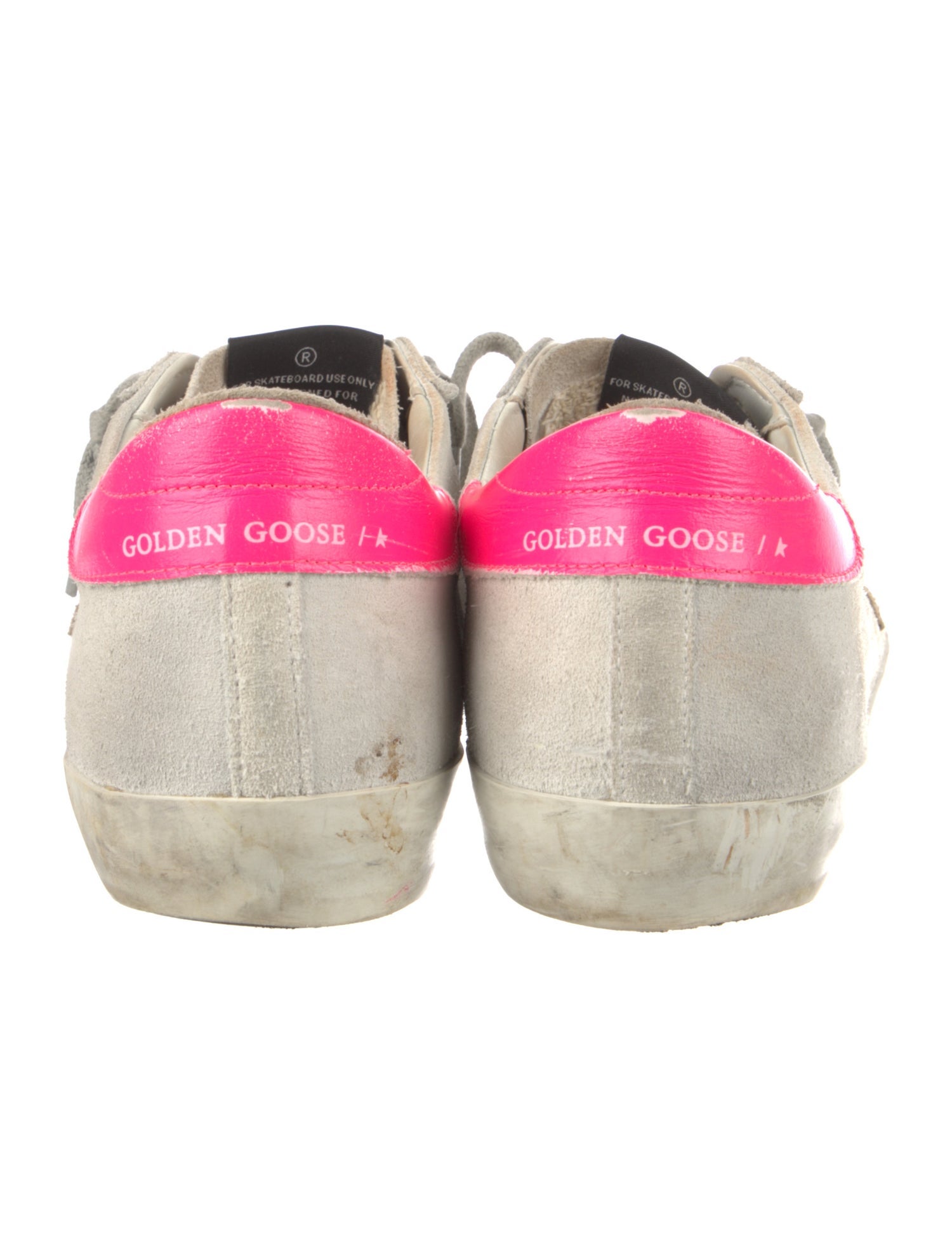 Golden Goose Suede Distressed Accents Sneakers