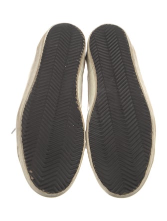 Golden Goose Suede Distressed Accents Sneakers