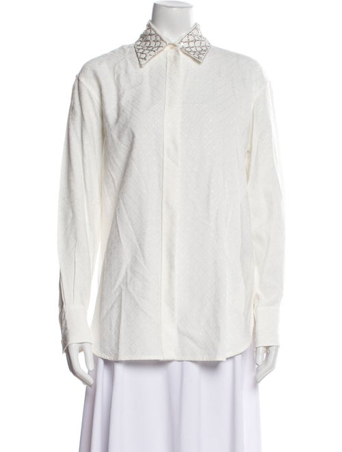 Golden Goose Long Sleeve Button-Up Top