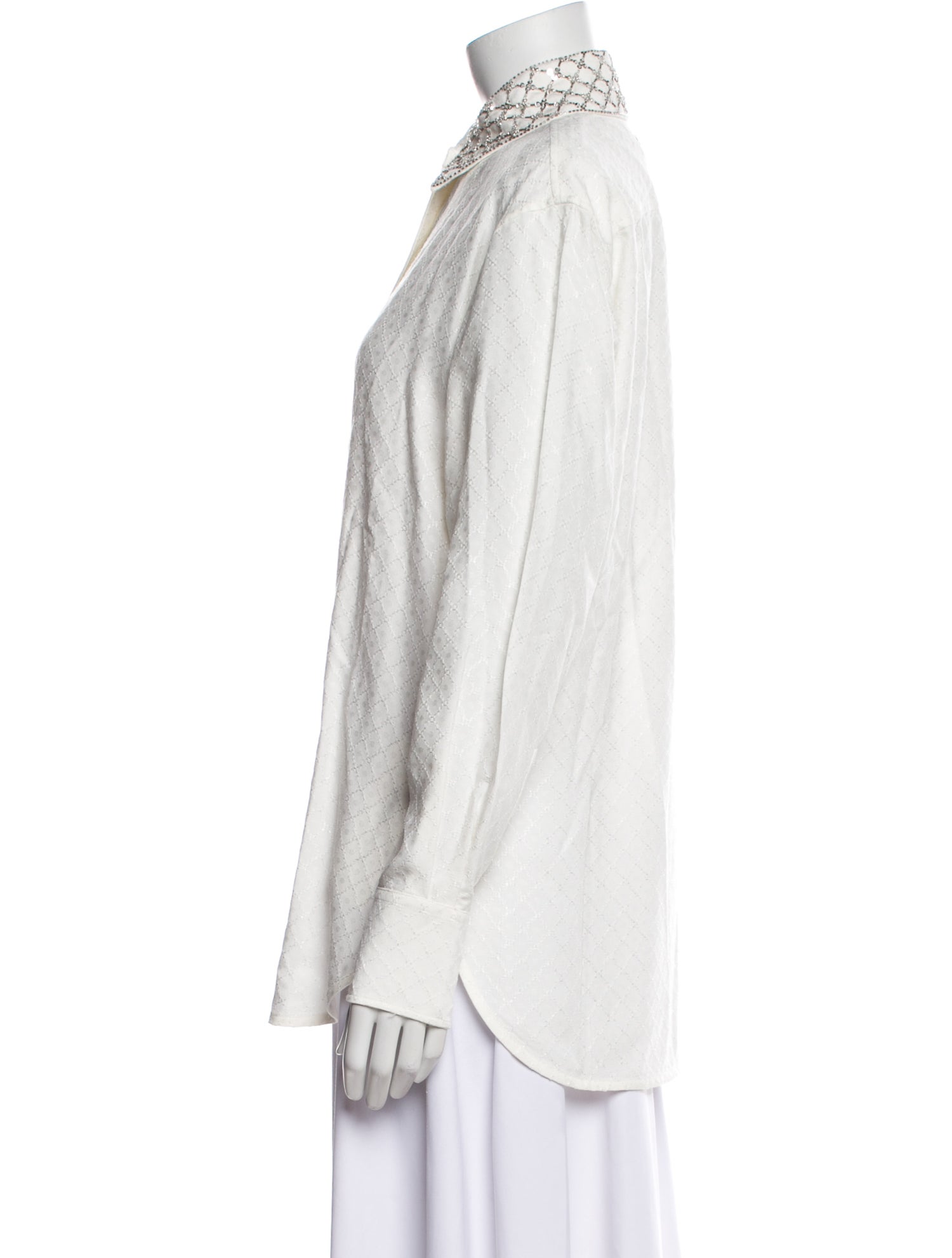 Golden Goose Long Sleeve Button-Up Top