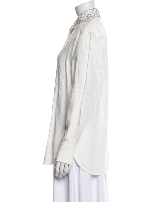 Golden Goose Long Sleeve Button-Up Top