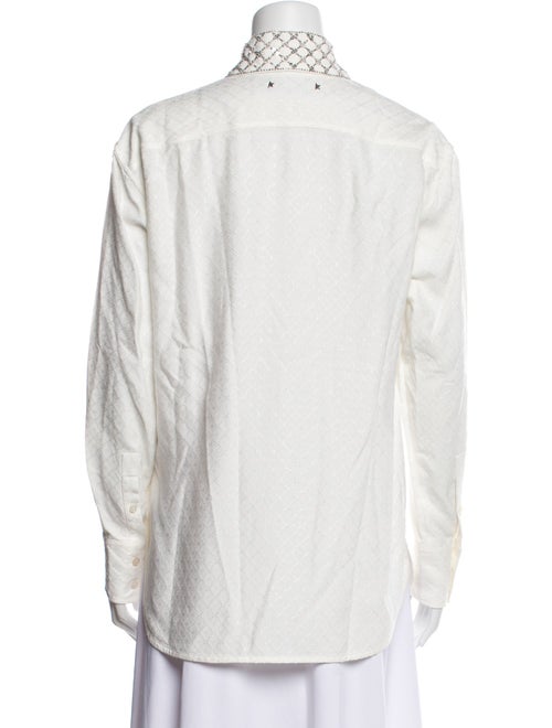 Golden Goose Long Sleeve Button-Up Top