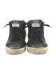 Golden Goose Leather Colorblock Pattern Sneakers