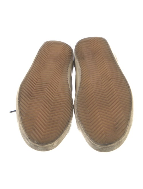 Golden Goose Leather Colorblock Pattern Sneakers