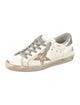 Golden Goose Leather Graphic Print Sneakers