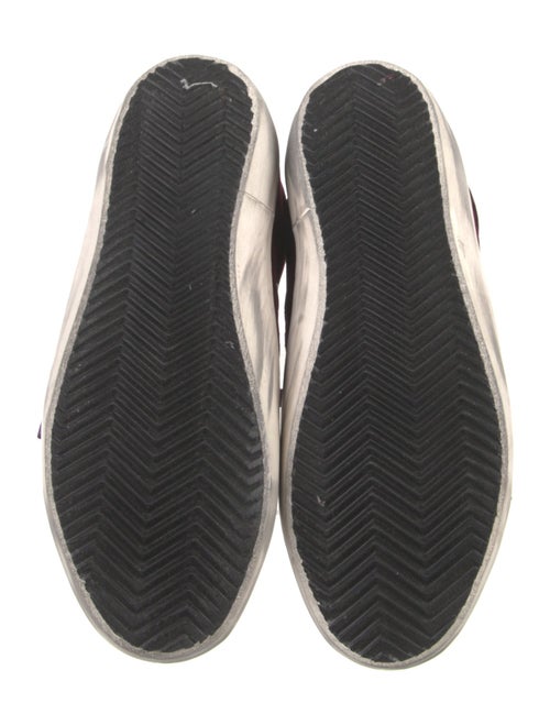 Golden Goose Velvet Graphic Print Sneakers