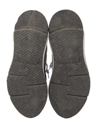 Golden Goose Suede Colorblock Pattern Sneakers