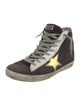 Golden Goose Suede Graphic Print Sneakers