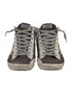 Golden Goose Suede Graphic Print Sneakers