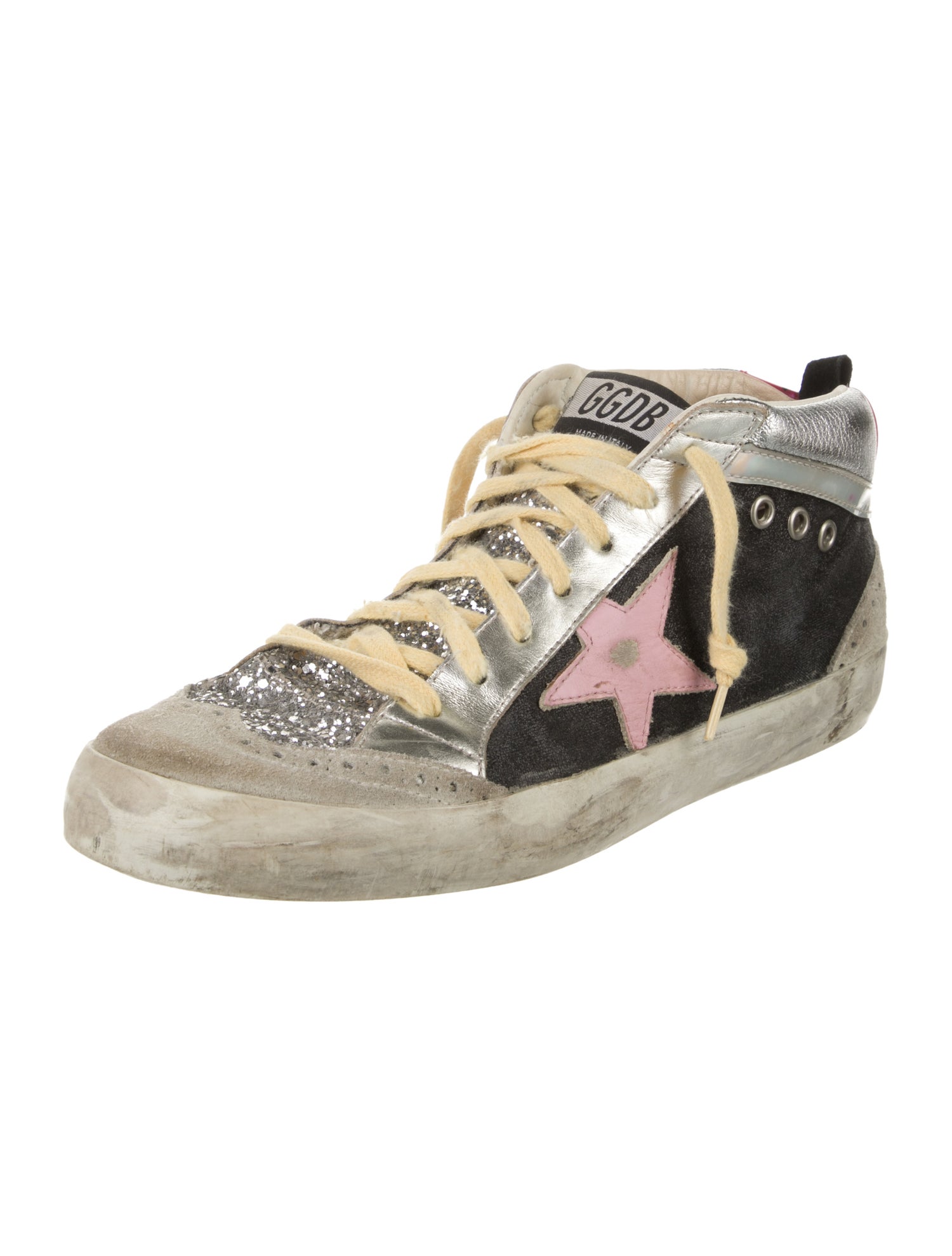 Golden Goose Suede Printed Sneakers