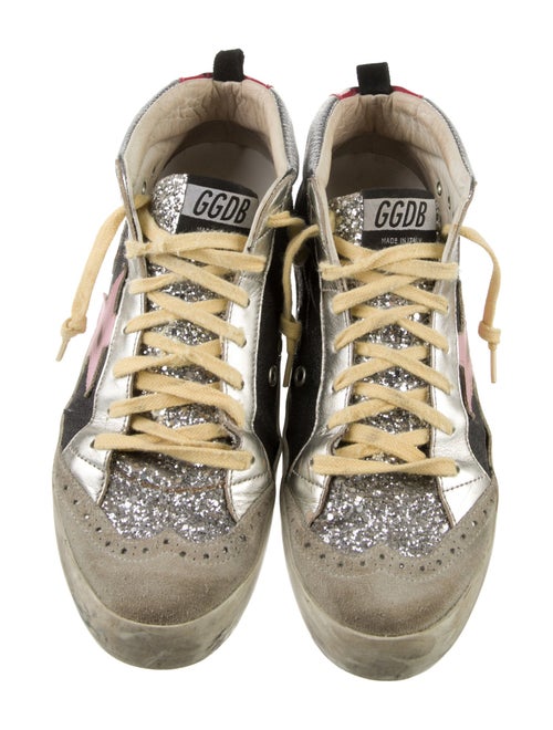 Golden Goose Suede Printed Sneakers