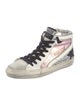 Golden Goose Glitter Graphic Print Sneakers