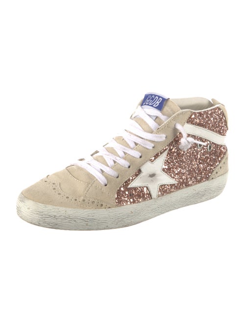 Golden Goose Suede Graphic Print Sneakers