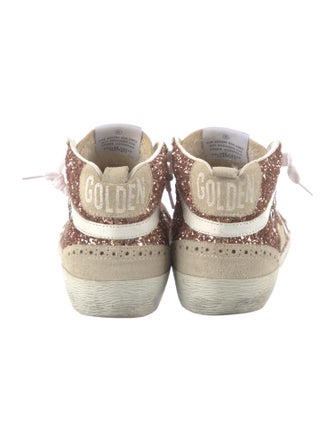 Golden Goose Suede Graphic Print Sneakers