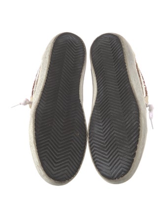 Golden Goose Suede Graphic Print Sneakers