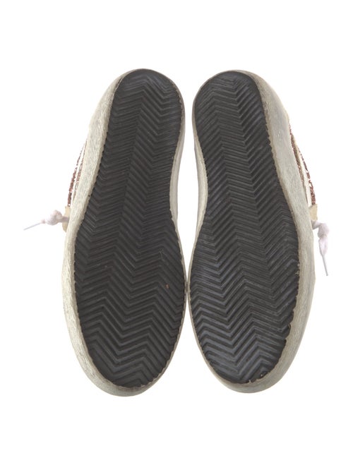 Golden Goose Suede Graphic Print Sneakers