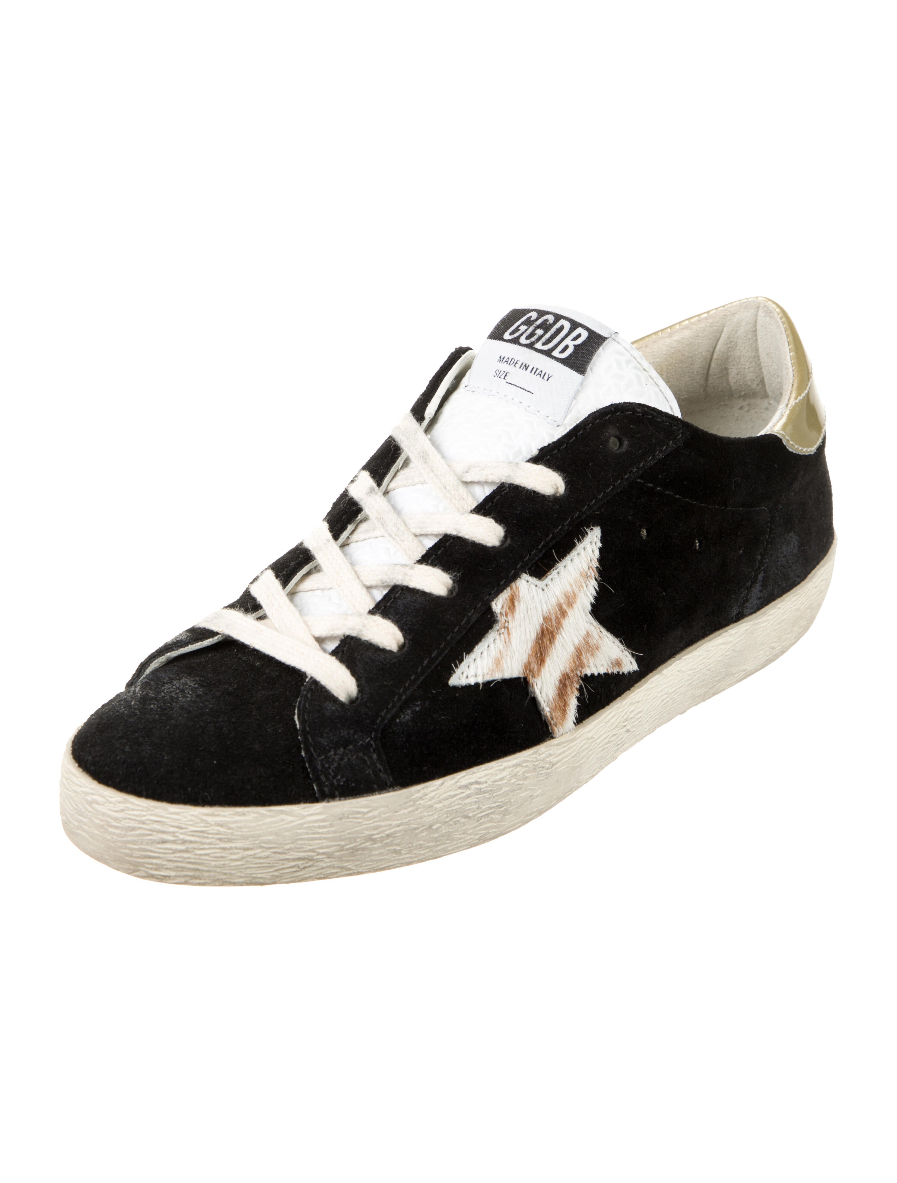 Golden Goose Suede Distressed Accents Sneakers