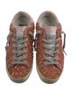 Golden Goose Leather Colorblock Pattern Sneakers