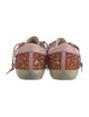 Golden Goose Leather Colorblock Pattern Sneakers