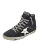 Golden Goose Suede Distressed Accents Sneakers