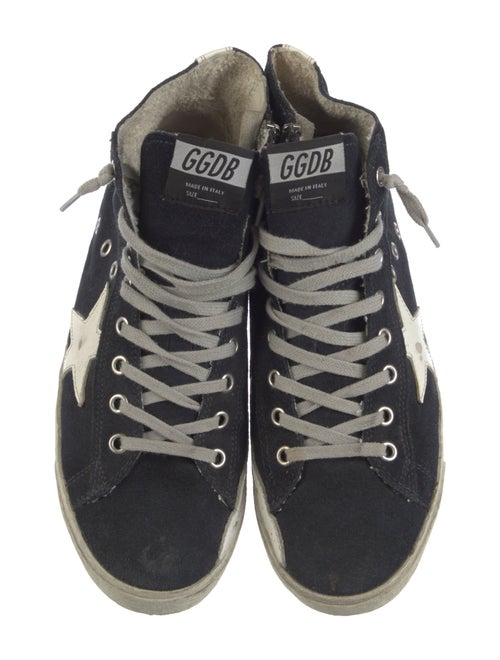 Golden Goose Suede Distressed Accents Sneakers