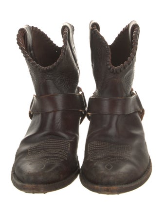 Golden Goose Leather Western Boots