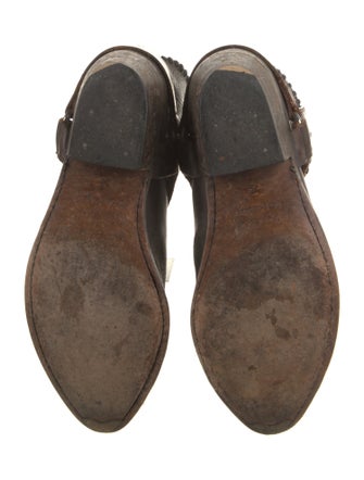 Golden Goose Leather Western Boots