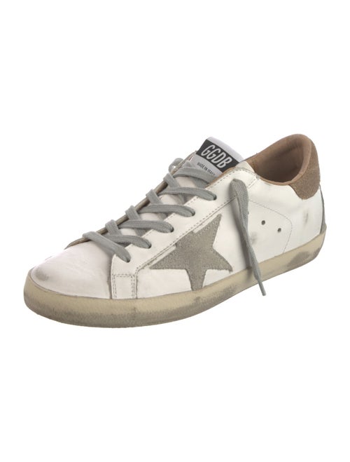 Golden Goose Leather Printed Sneakers