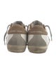 Golden Goose Leather Printed Sneakers