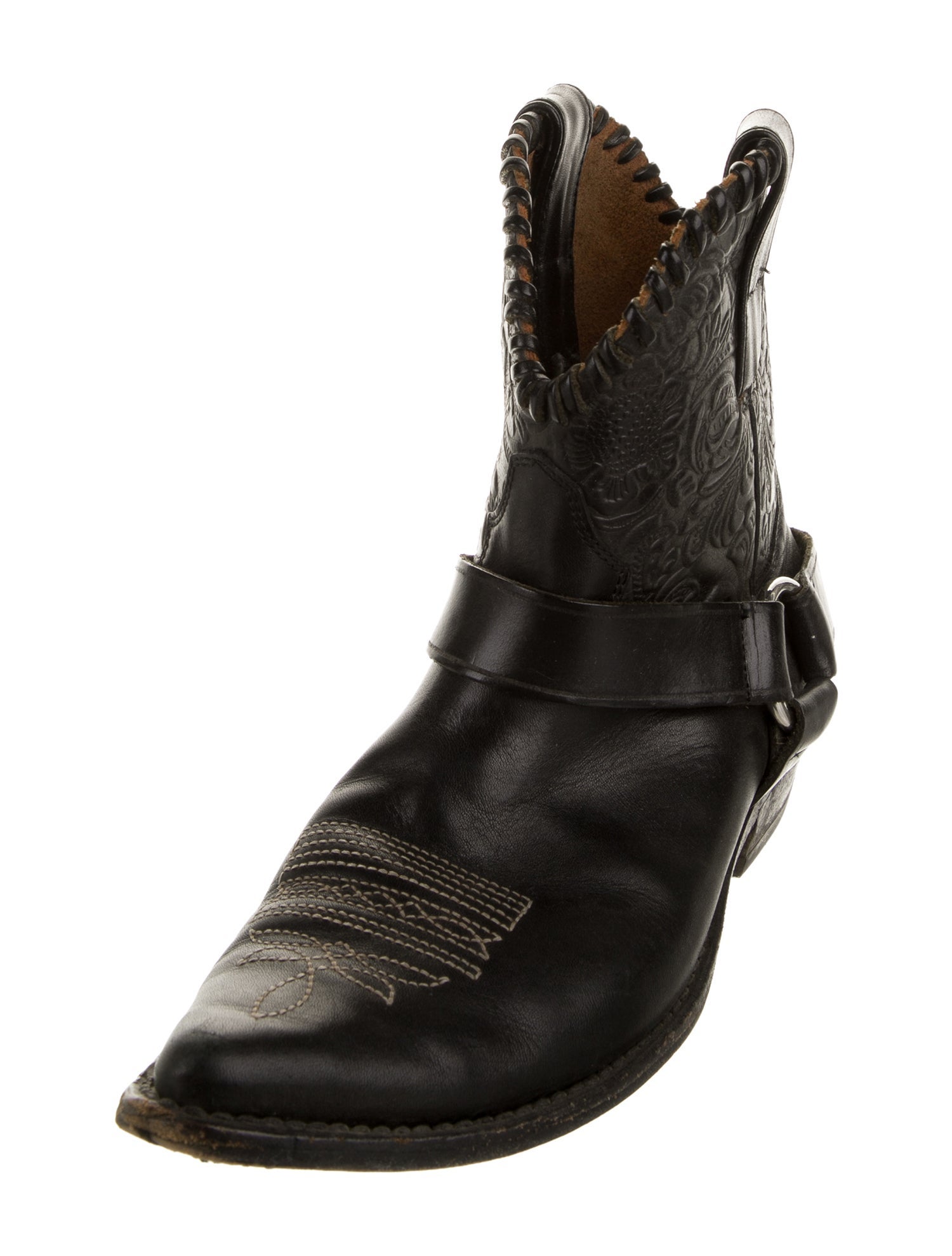 Golden Goose Leather Western Boots