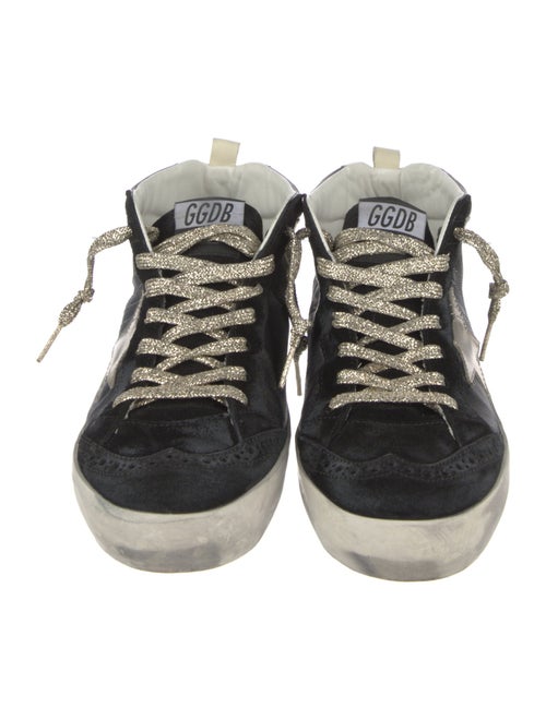 Golden Goose Suede Graphic Print Sneakers