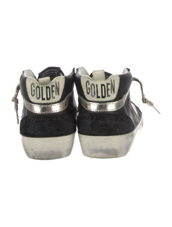Golden Goose Suede Graphic Print Sneakers