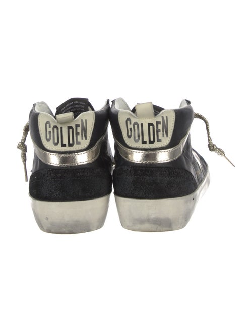 Golden Goose Suede Graphic Print Sneakers