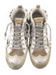 Golden Goose Ponyhair Animal Print Sneakers
