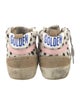 Golden Goose Ponyhair Animal Print Sneakers