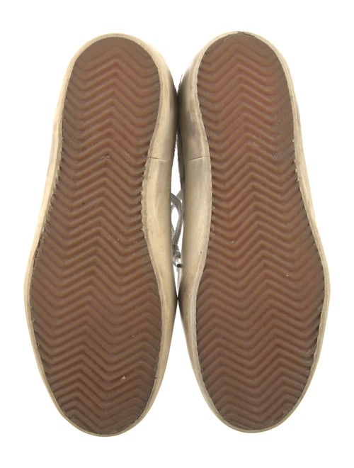 Golden Goose Ponyhair Animal Print Sneakers