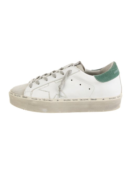 Golden Goose Leather Distressed Accents Sneakers